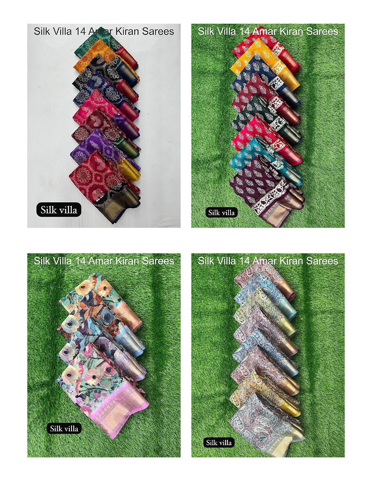 Silk Villa 14 Amar Kiran Sarees Wholesaler India
