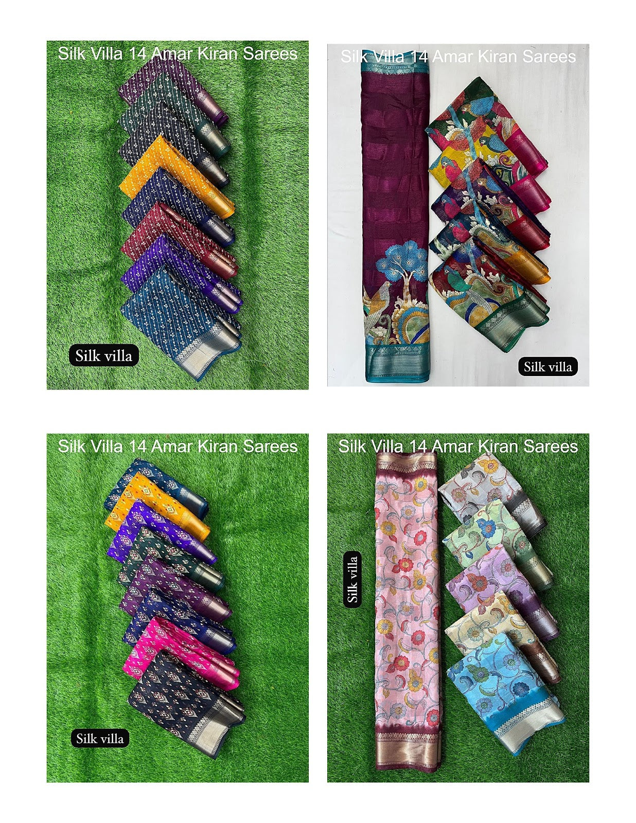 Silk Villa 14 Amar Kiran Sarees Wholesaler India
