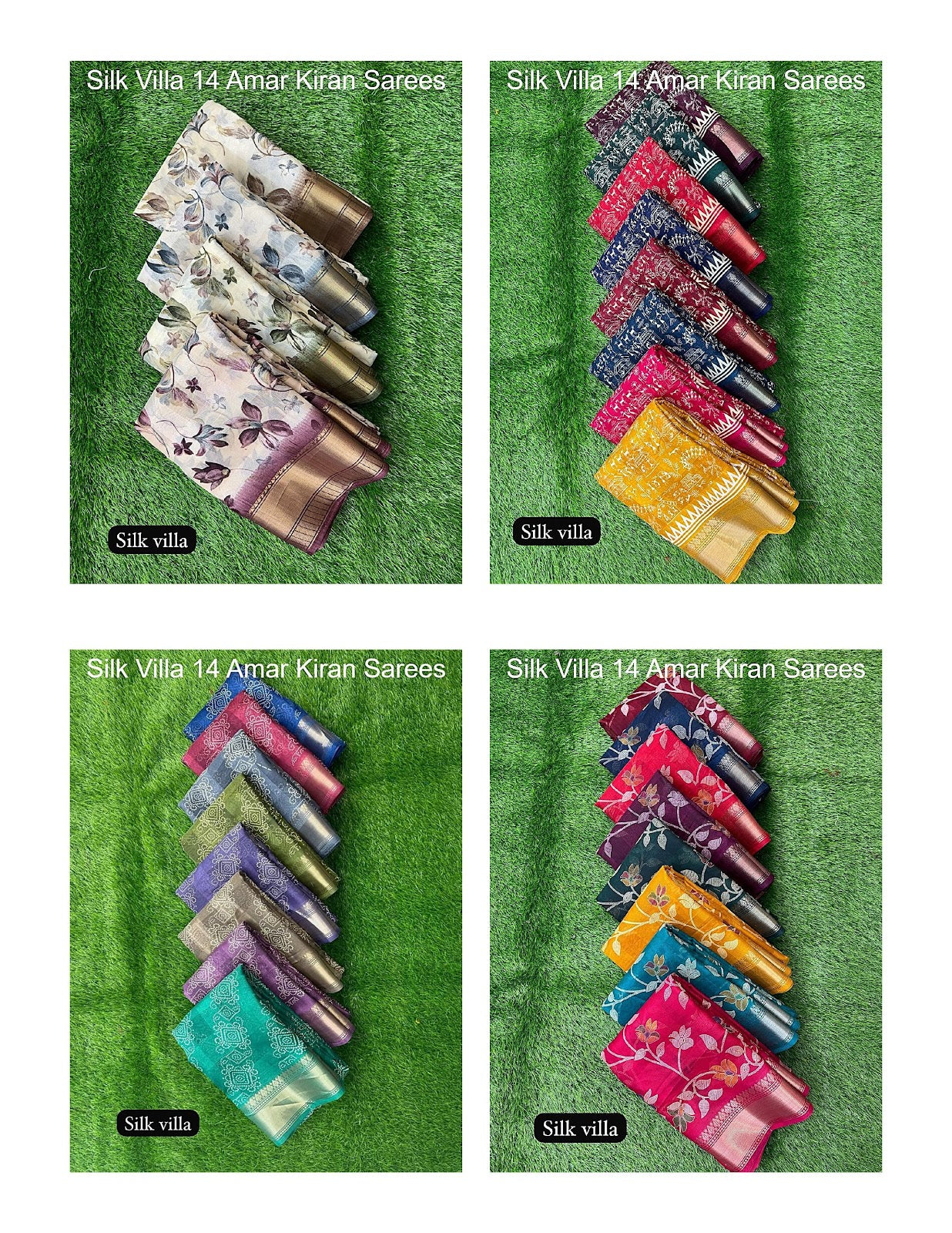 Silk Villa 14 Amar Kiran Sarees Wholesaler India
