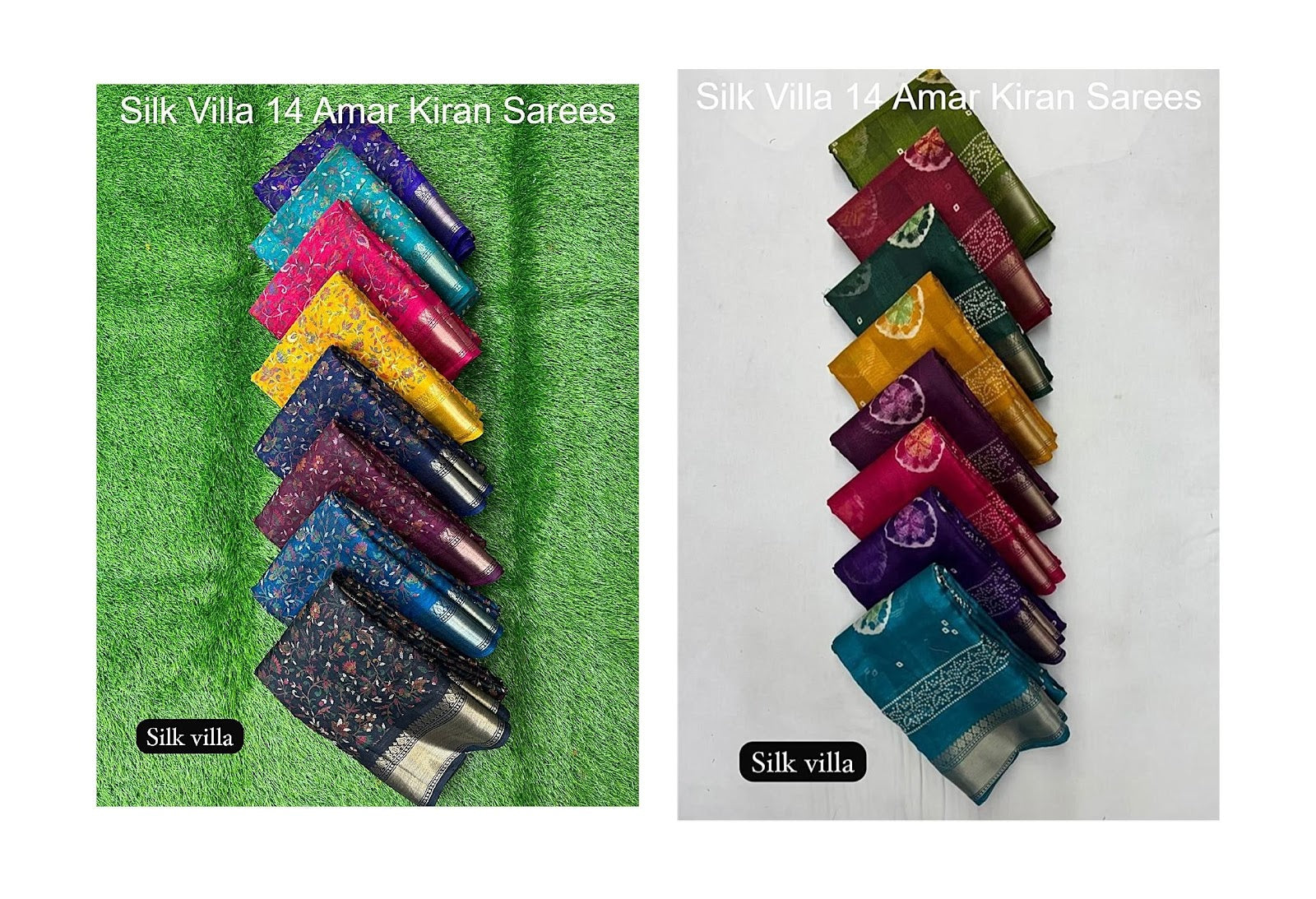 Silk Villa 14 Amar Kiran Sarees Wholesaler India