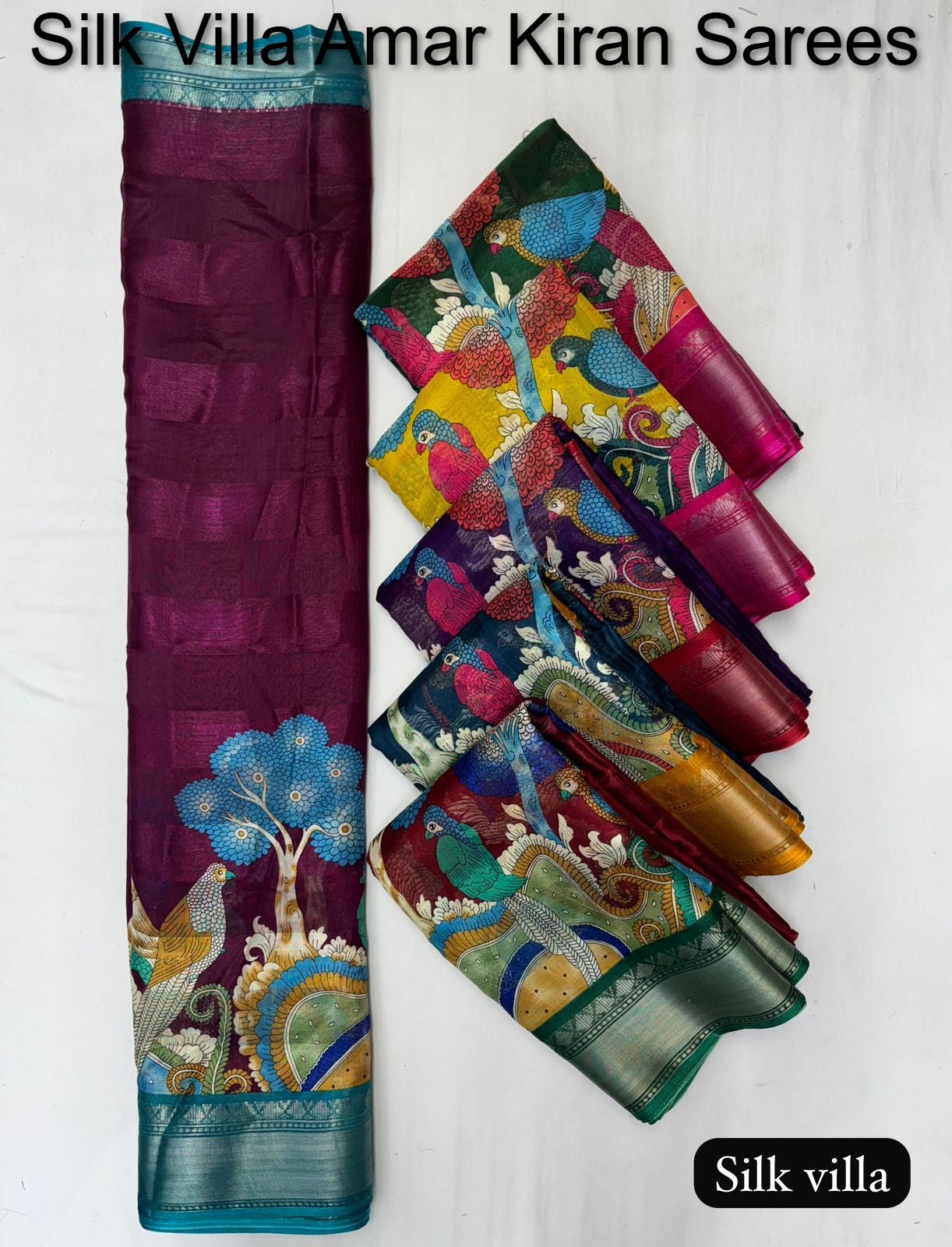 Silk Villa Amar Kiran Sarees Exporter India