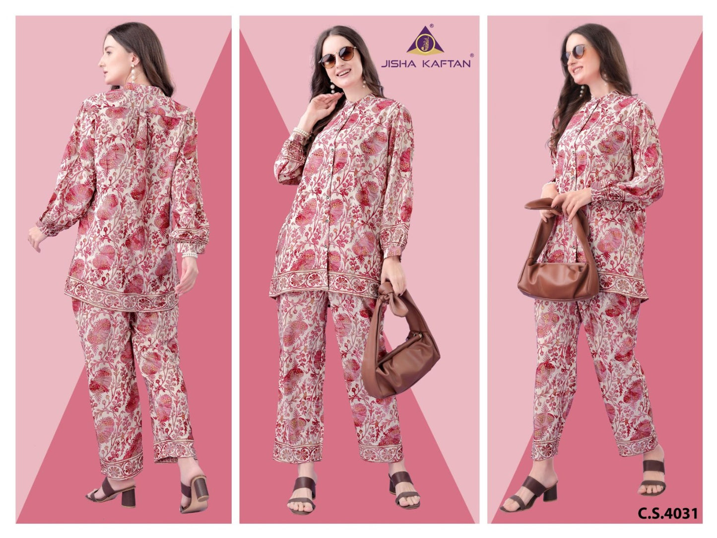 Silk Vol 8 Jisha Jelite Poly Co Ord Set Wholesaler Ahmedabad