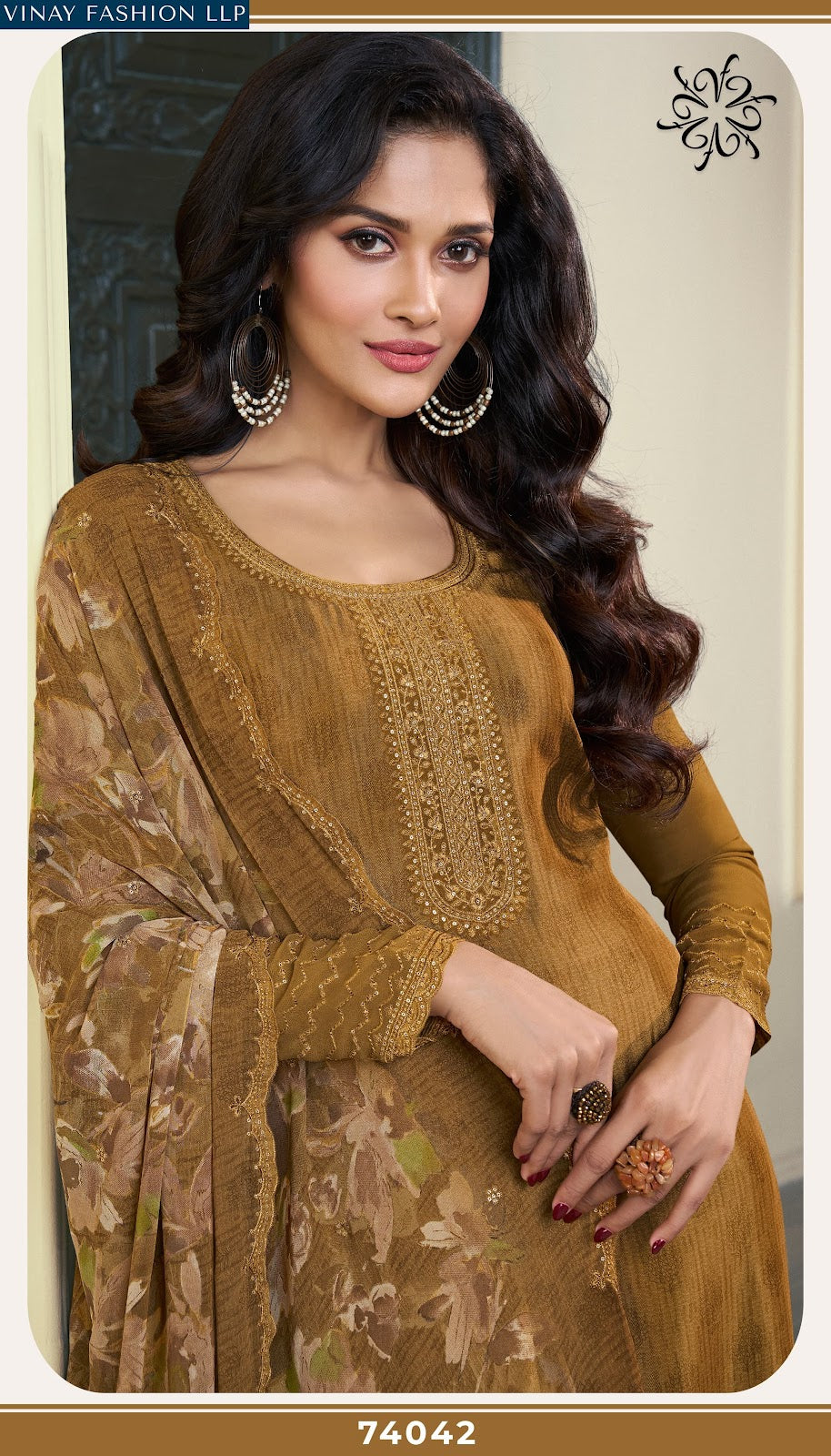 Silkina Royal Crepe 47 Vinay Fashion Llp Royal Crepe Pant Style Suits Wholesaler Ahmedabad