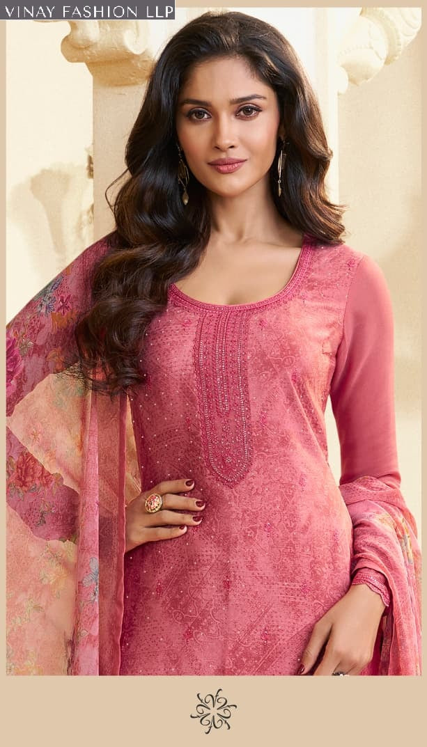 Silkina Royal Crepe 48 Vinay Fashion Llp Pant Style Suits Supplier Gujarat