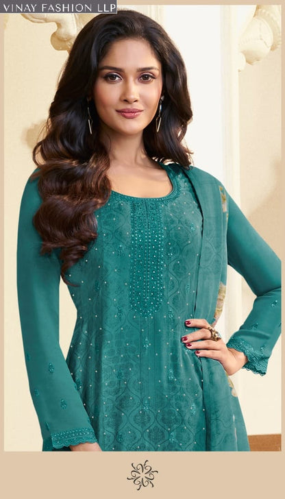 Silkina Royal Crepe 48 Vinay Fashion Llp Pant Style Suits Supplier Gujarat