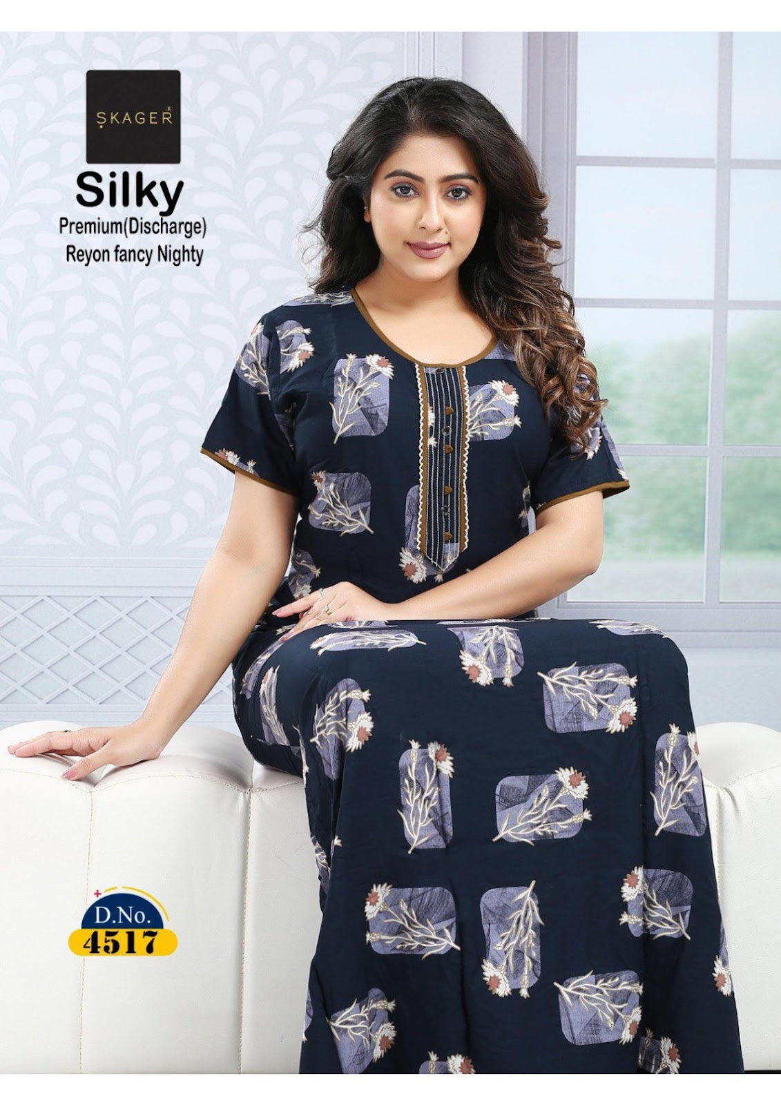 Silky 3 Skager Rayon 22Kg Night Gowns Exporter India