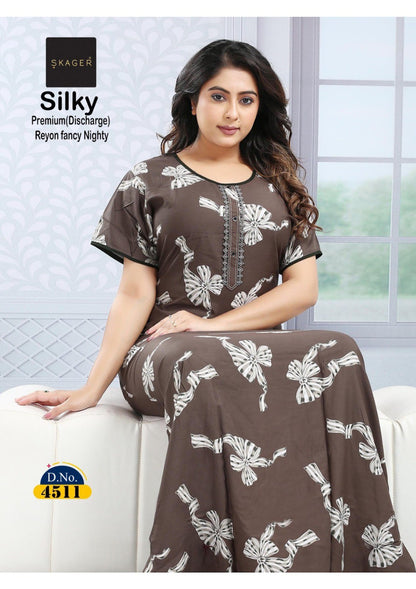 Silky 3 Skager Rayon 22Kg Night Gowns Exporter India
