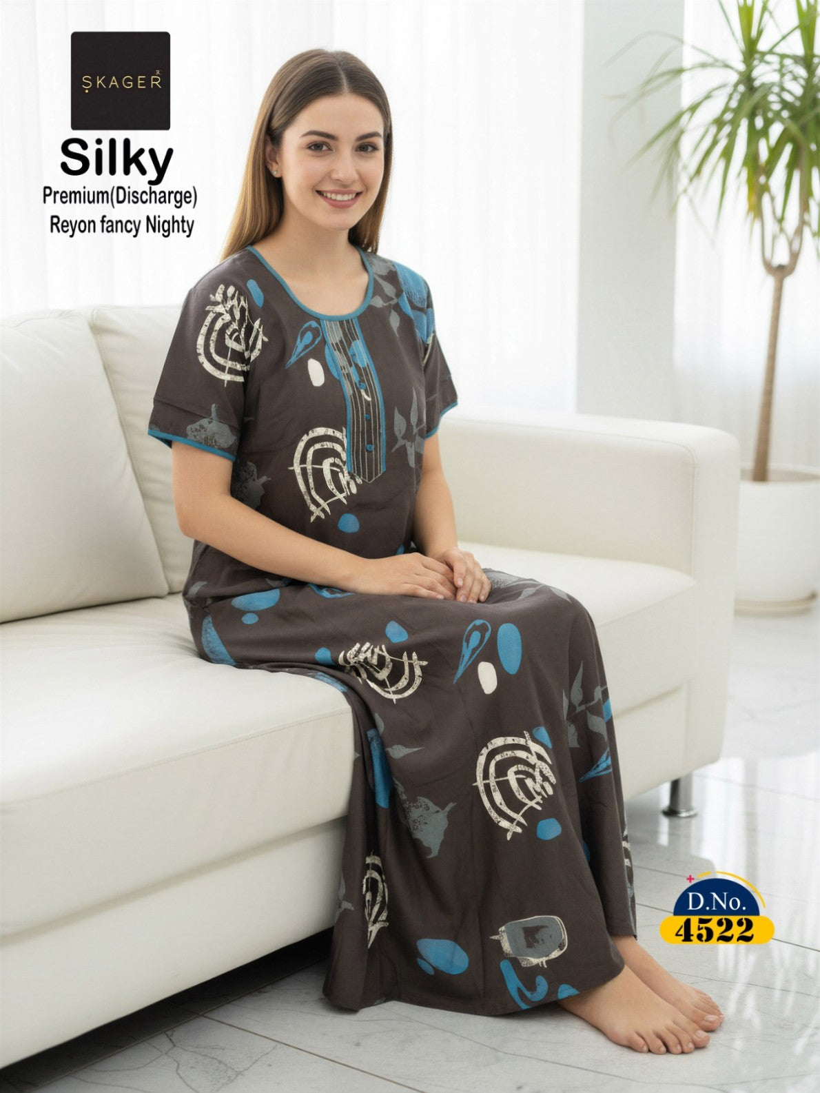 Silky 4 Skager Rayon 22Kg Night Gowns Supplier India