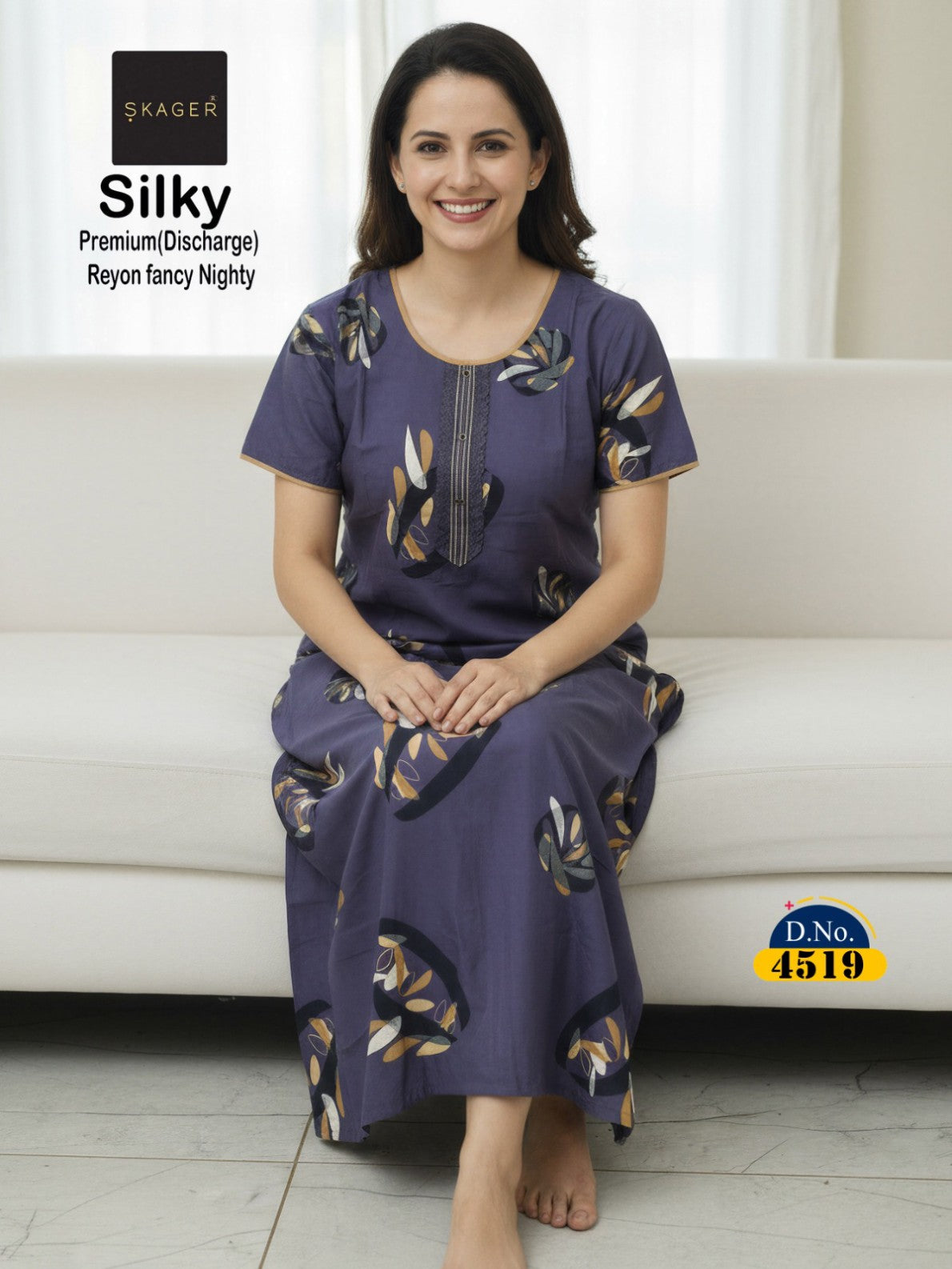 Silky 4 Skager Rayon 22Kg Night Gowns Supplier India