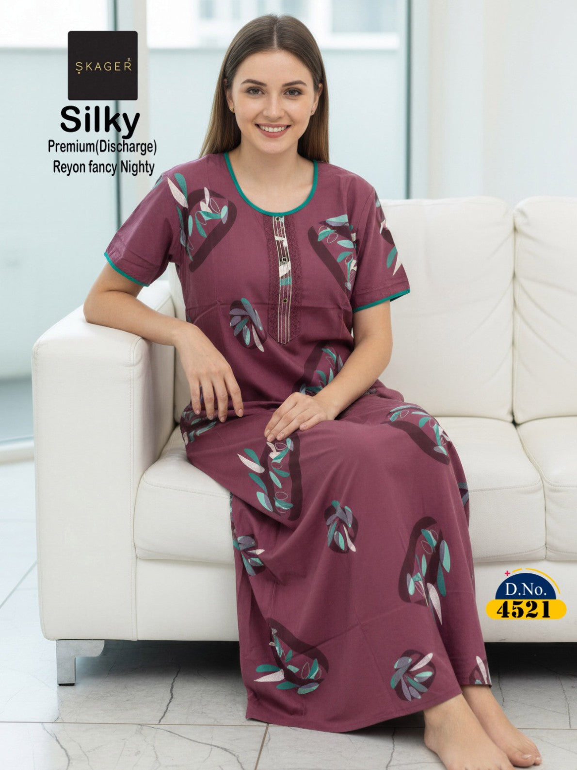 Silky 4 Skager Rayon 22Kg Night Gowns Supplier India
