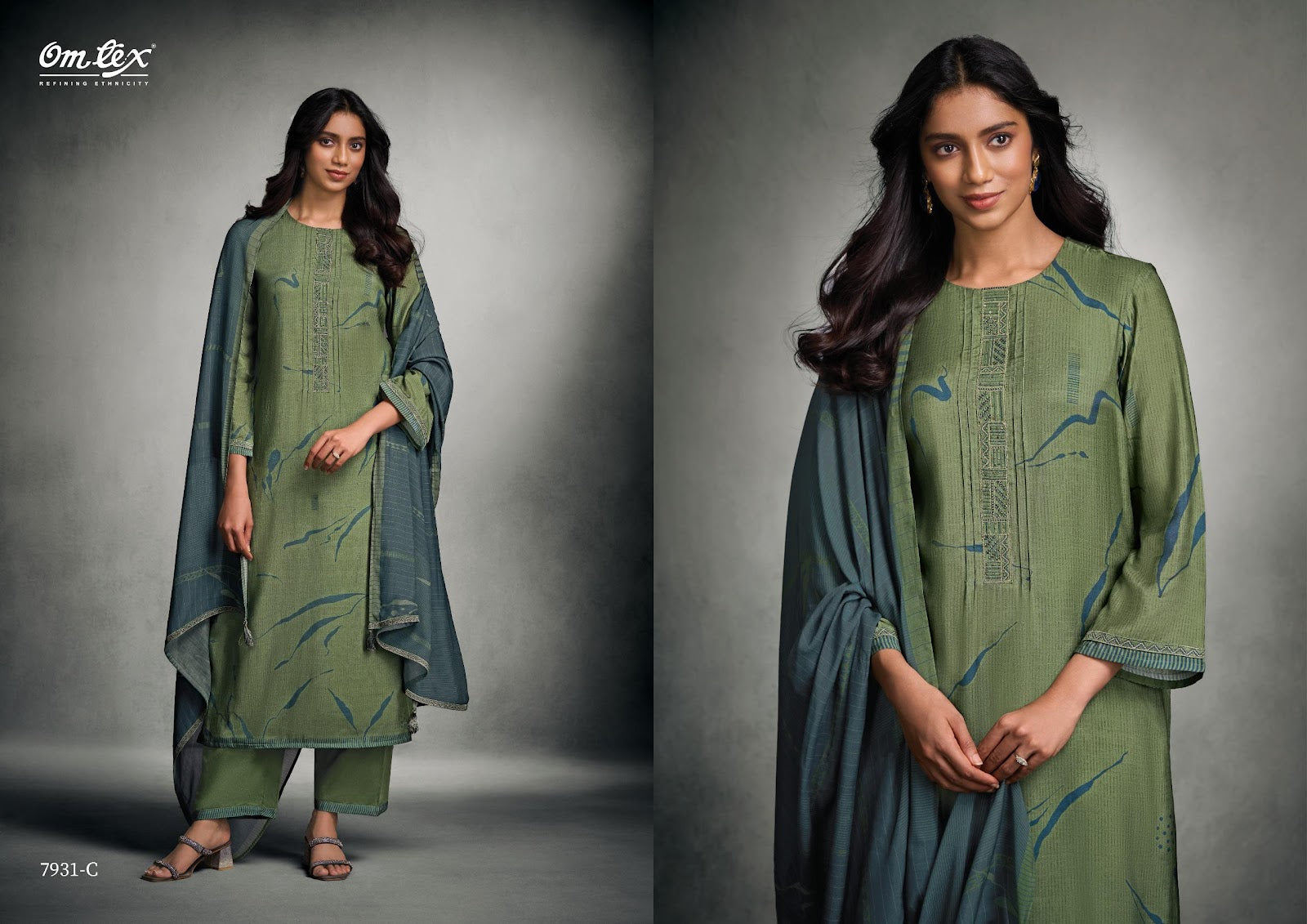 Silmaya Omtex Silk Pant Style Suits Supplier Ahmedabad