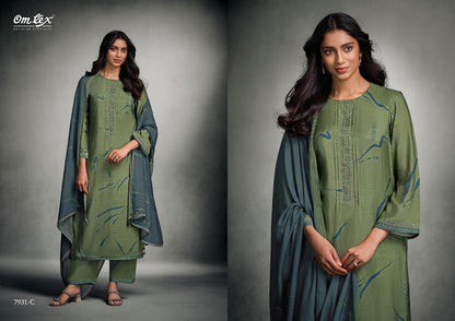 Silmaya Omtex Silk Pant Style Suits Supplier Ahmedabad