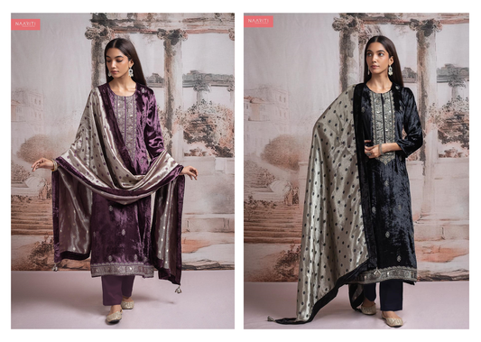 Silqit Naariti Velvet Suits Manufacturer Ahmedabad