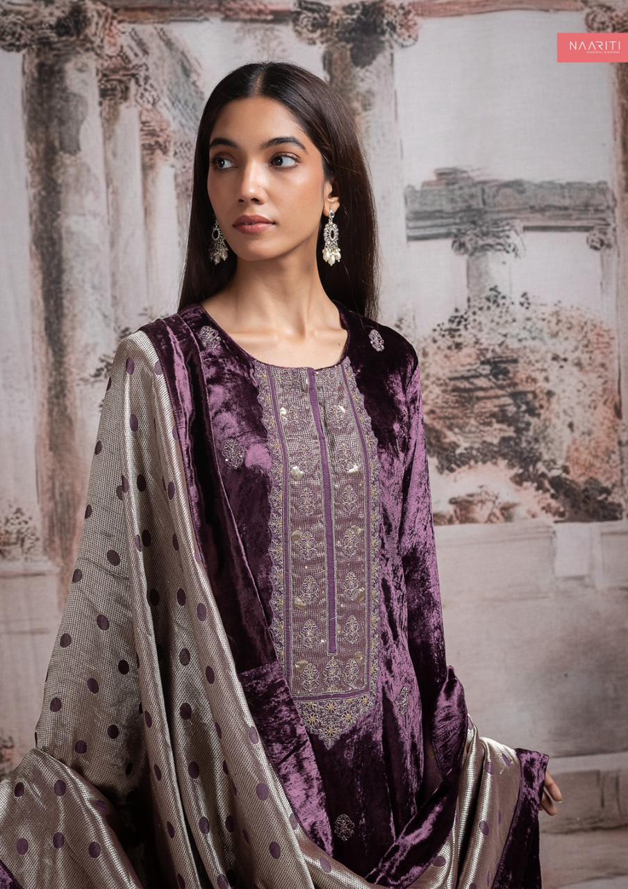 Silqit Naariti Velvet Suits Manufacturer Ahmedabad