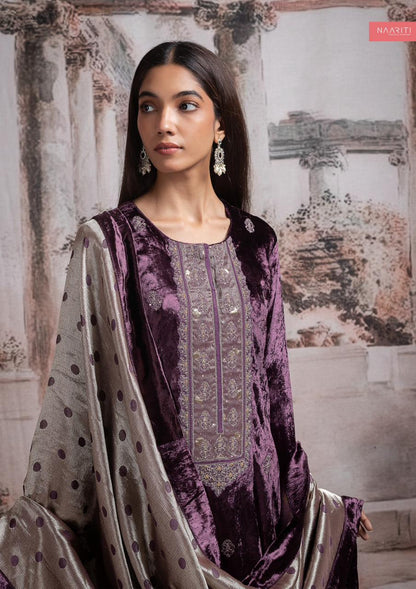 Silqit Naariti Velvet Suits Manufacturer Ahmedabad