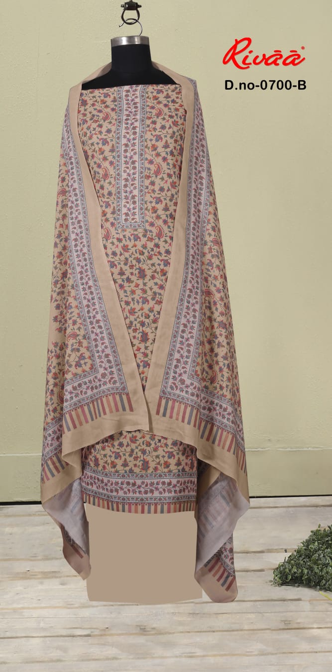Silsila Rivaa Pashmina Suits Supplier Ahmedabad