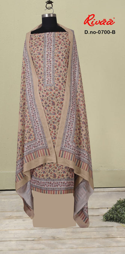 Silsila Rivaa Pashmina Suits Supplier Ahmedabad