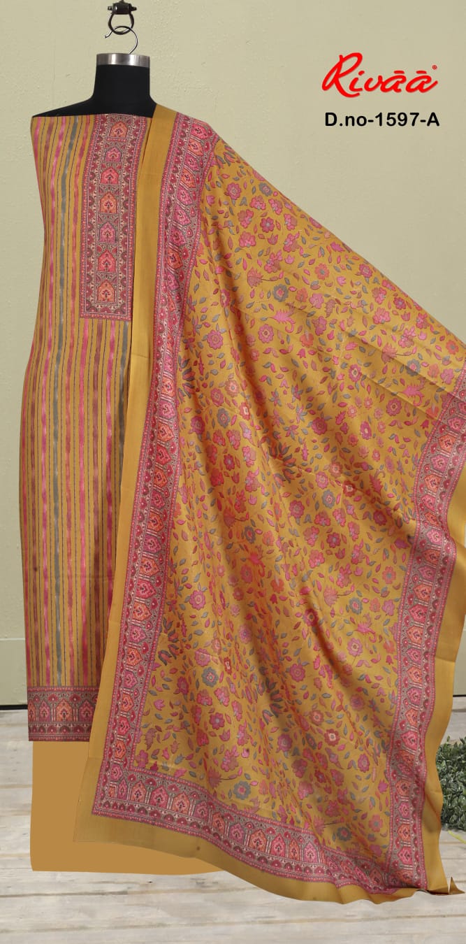 Silsila Rivaa Pashmina Suits Supplier Ahmedabad