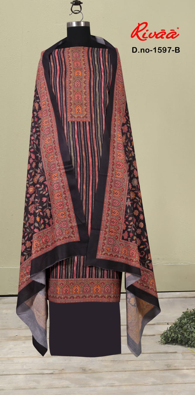 Silsila Rivaa Pashmina Suits Supplier Ahmedabad
