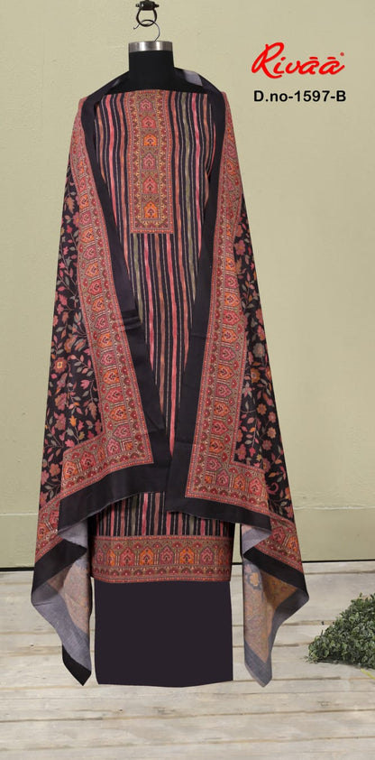 Silsila Rivaa Pashmina Suits Supplier Ahmedabad