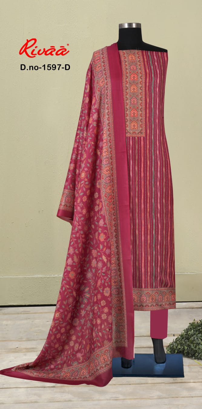 Silsila Rivaa Pashmina Suits Supplier Ahmedabad