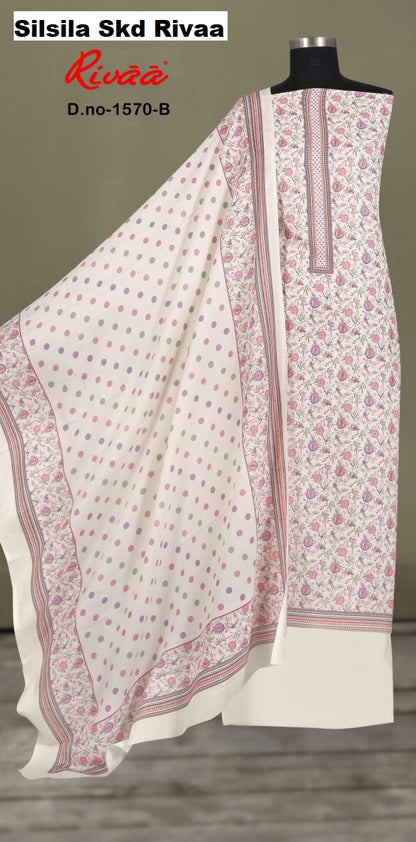 Silsila Skd Rivaa Pashmina Suits Exporter