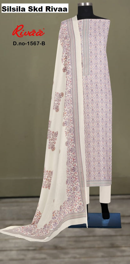 Silsila Skd Rivaa Pashmina Suits Exporter
