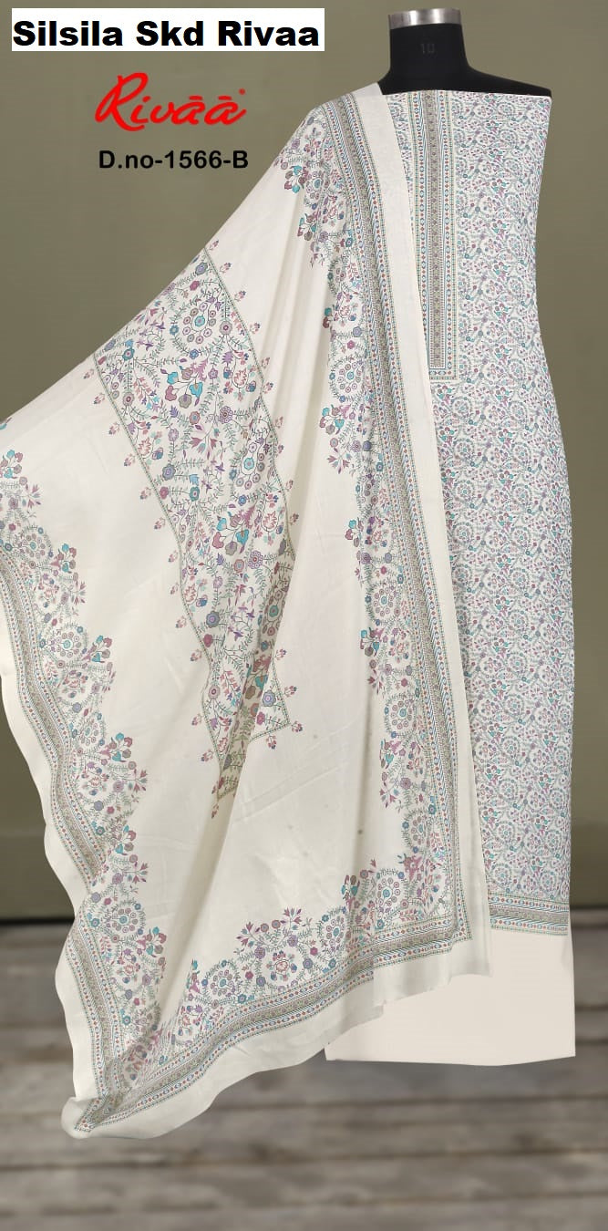 Silsila Skd Rivaa Pashmina Suits Exporter