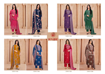 Silsila Sunrise Viscose Pashmina Suits Supplier India