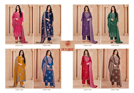 Silsila Sunrise Viscose Pashmina Suits Supplier India