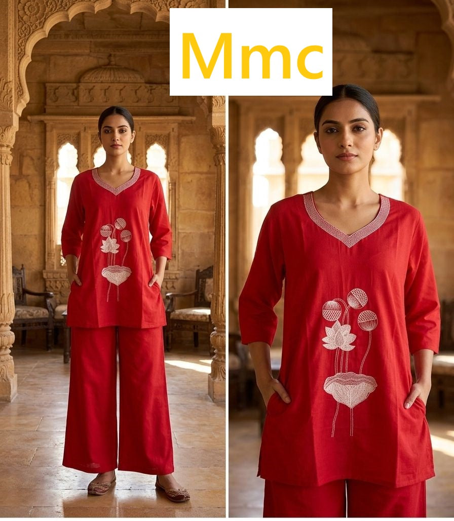 Silver Flower Mmc Vatican Co Ord Set Supplier Gujarat