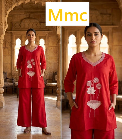 Silver Flower Mmc Vatican Co Ord Set Supplier Gujarat