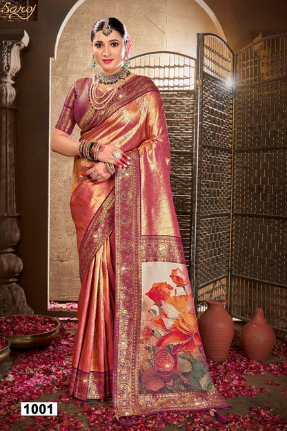 Silver Jubilee Vol 2 Saroj Silk Sarees Wholesale Price