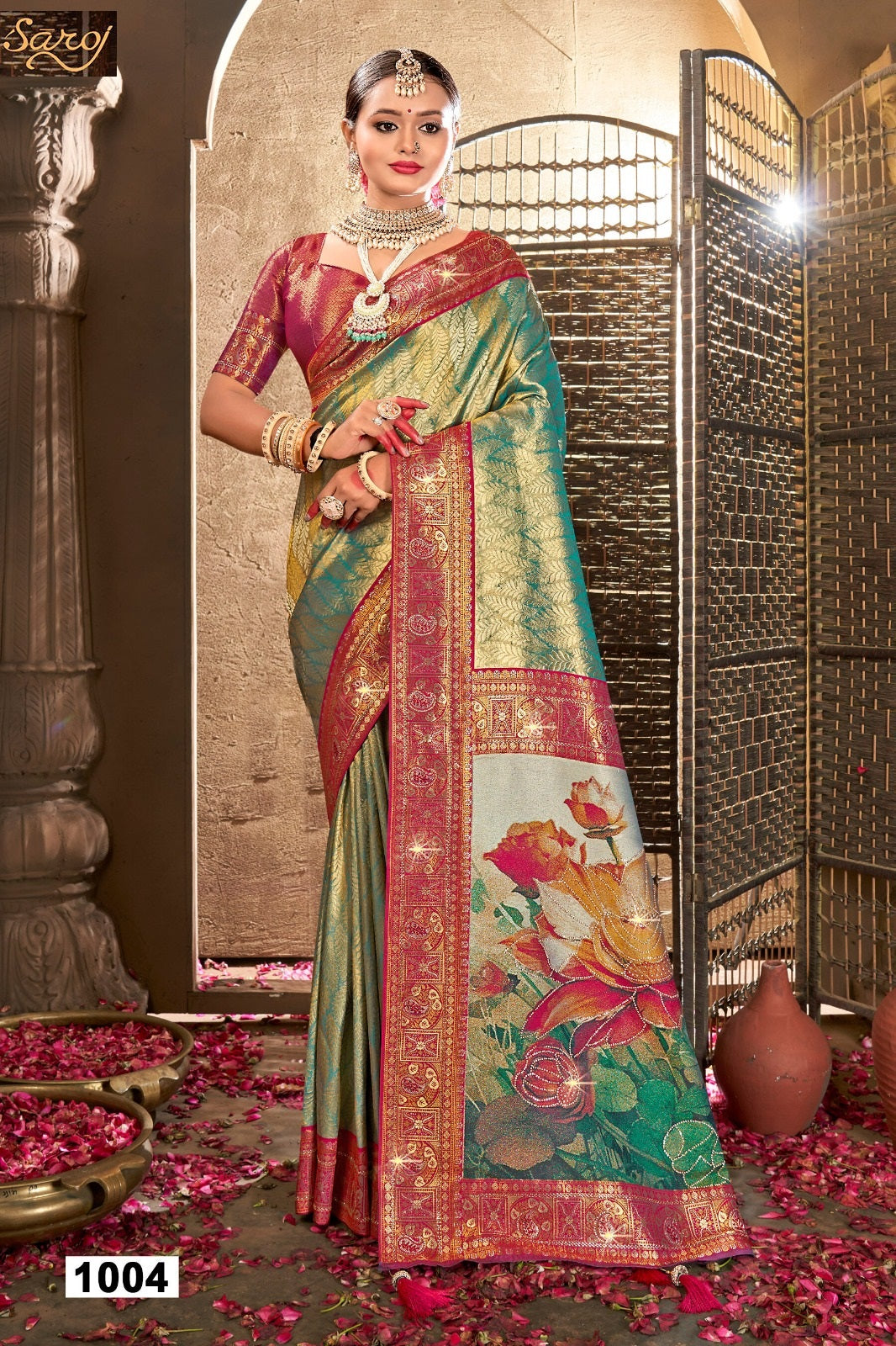 Silver Jubilee Vol 2 Saroj Silk Sarees Wholesale Price