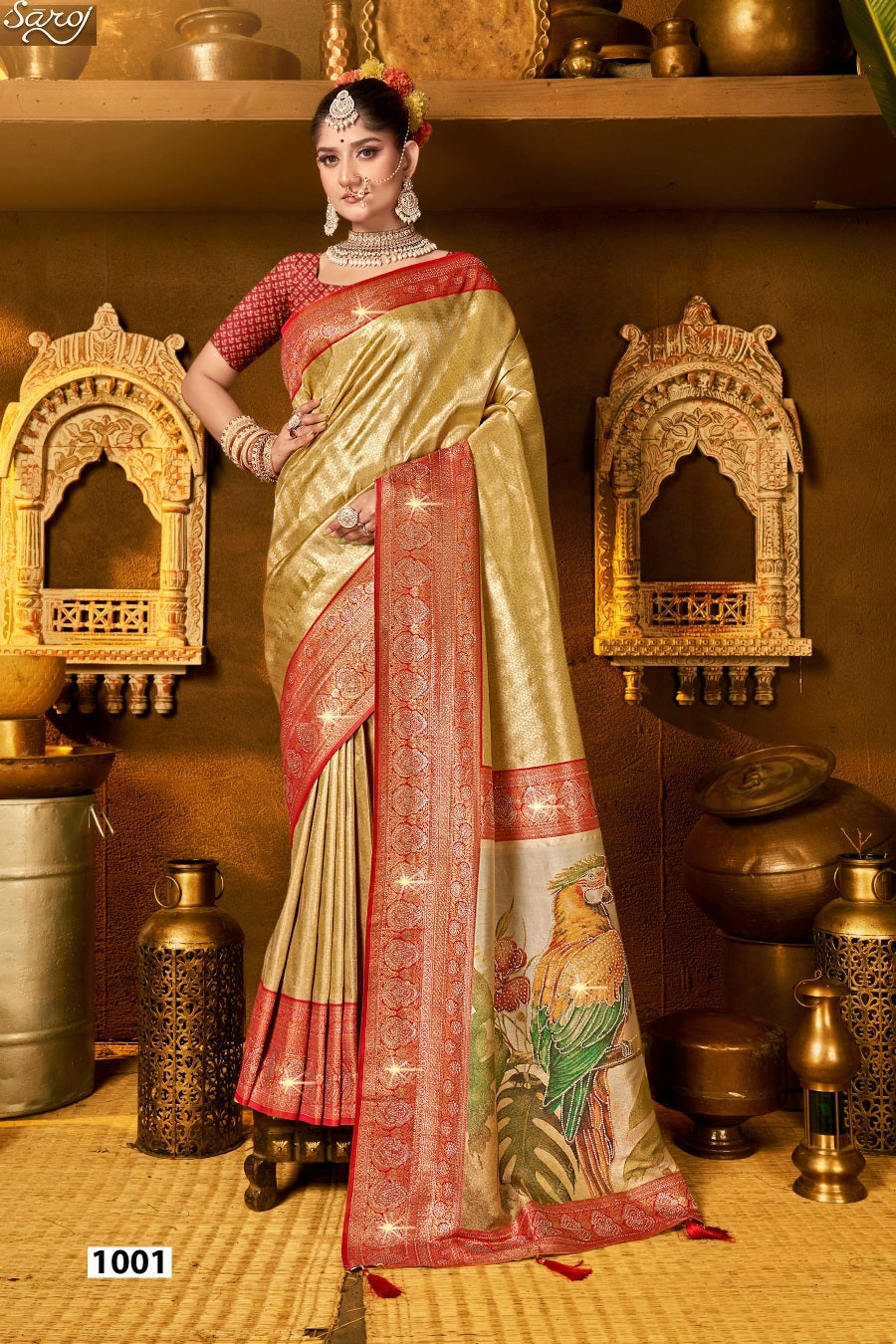 Silver Jubilee Vol 3 Saroj Silk Sarees Manufacturer India