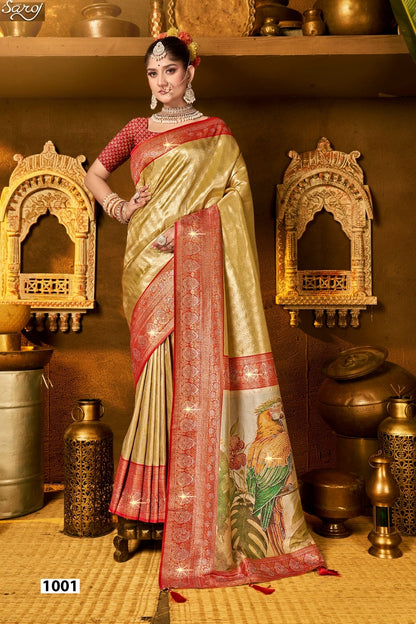 Silver Jubilee Vol 3 Saroj Silk Sarees Manufacturer India
