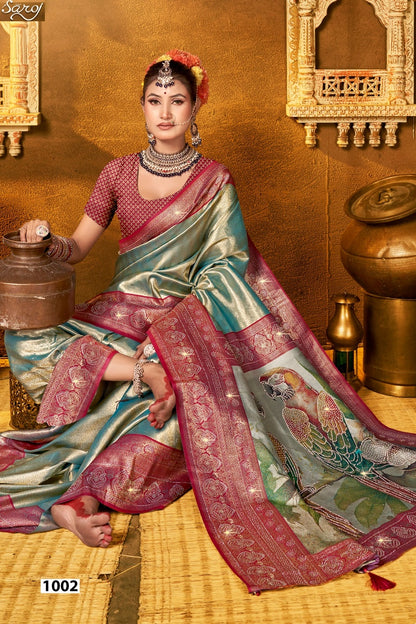 Silver Jubilee Vol 3 Saroj Silk Sarees Manufacturer India