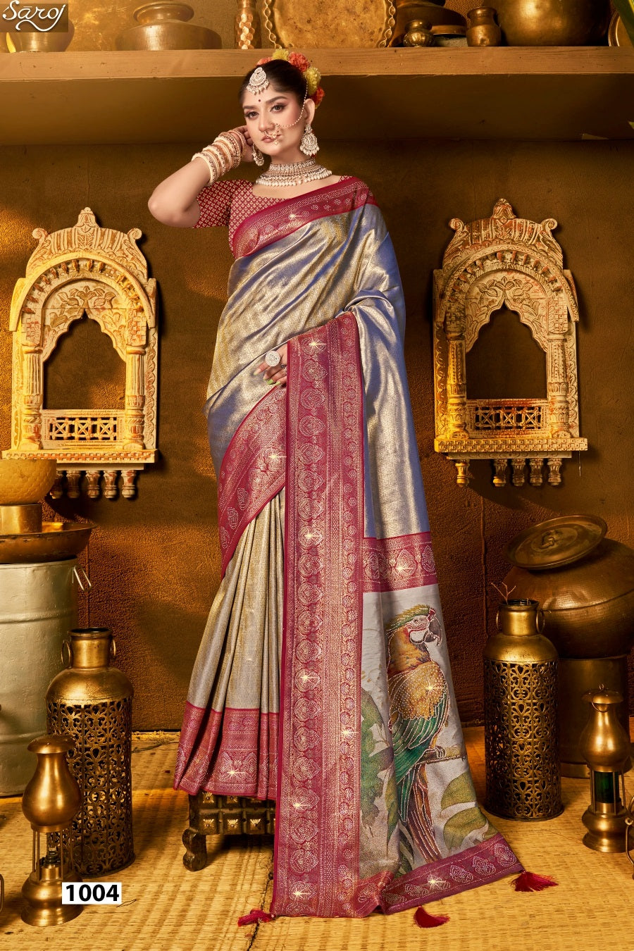 Silver Jubilee Vol 3 Saroj Silk Sarees Manufacturer India