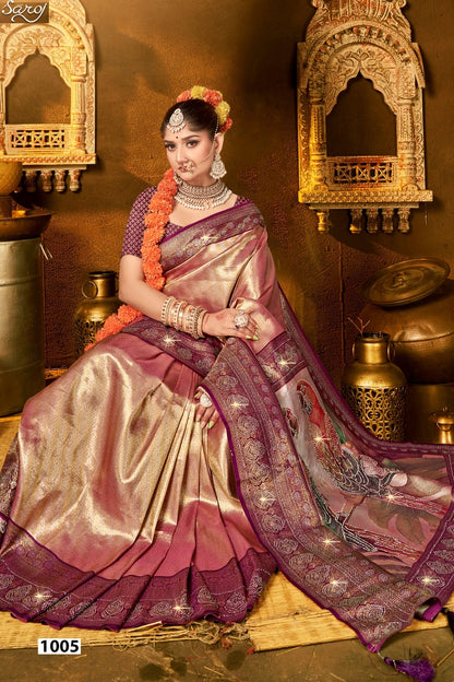 Silver Jubilee Vol 3 Saroj Silk Sarees Manufacturer India