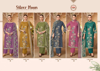 Silver Moon Harshit Fashion Viscose Reyon Karachi Salwar Suits Wholesale Price