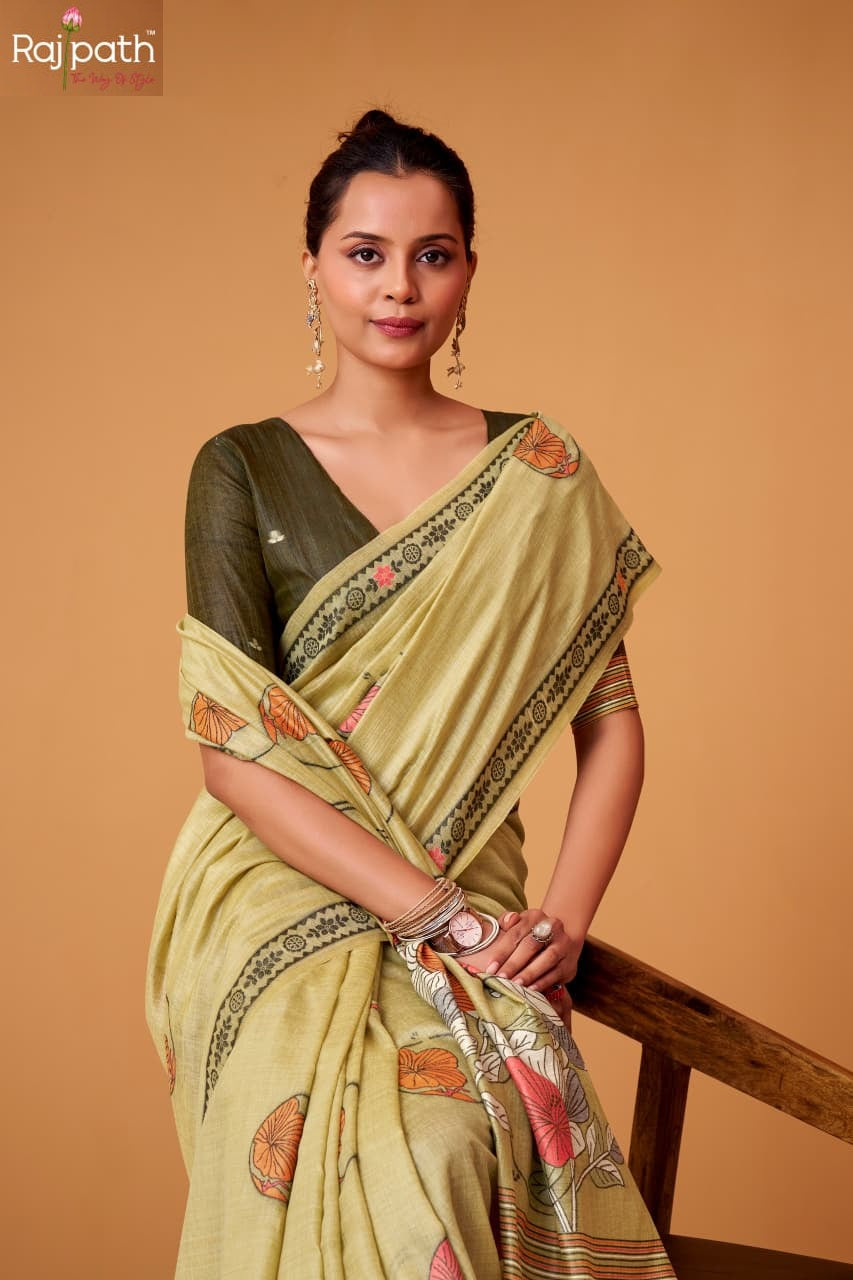 Silver Pearls Rajpath Silk Sarees Wholesaler Ahmedabad