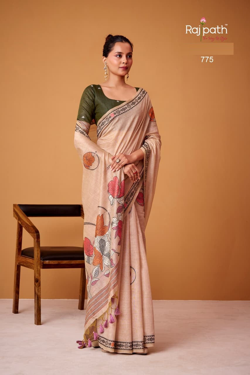 Silver Pearls Rajpath Silk Sarees Wholesaler Ahmedabad