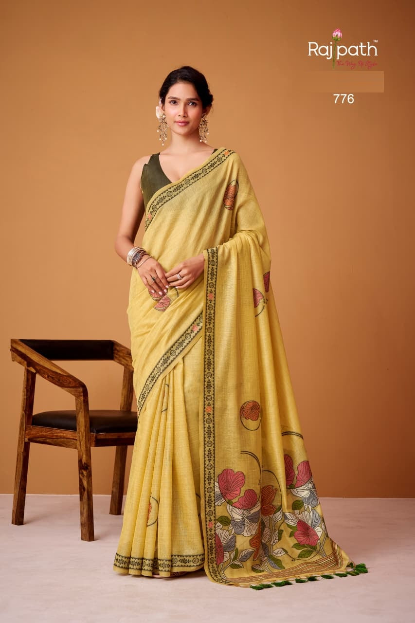 Silver Pearls Rajpath Silk Sarees Wholesaler Ahmedabad
