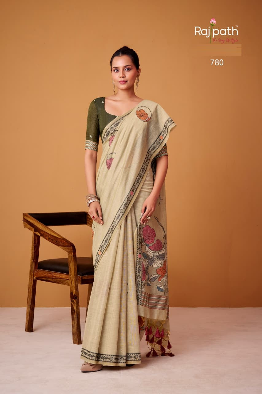 Silver Pearls Rajpath Silk Sarees Wholesaler Ahmedabad