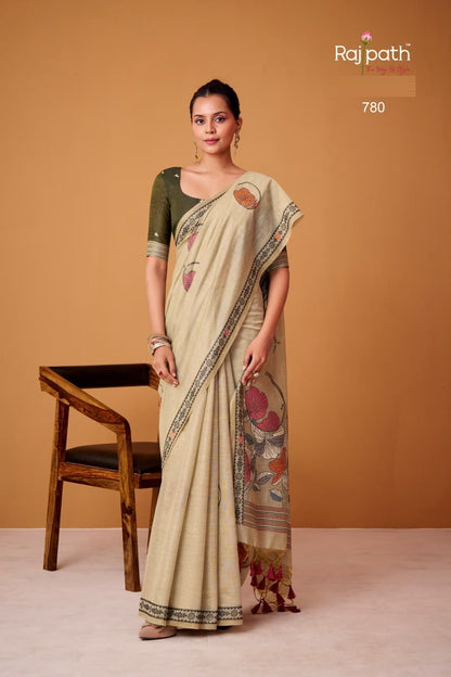 Silver Pearls Rajpath Silk Sarees Wholesaler Ahmedabad
