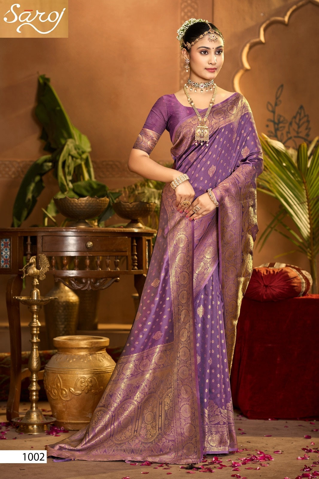 Silver Sand Silk Vol 1 Saroj Sarees Manufacturer India