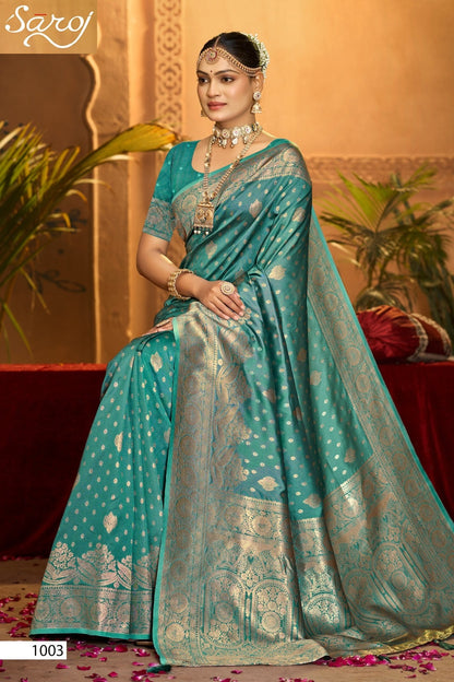 Silver Sand Silk Vol 1 Saroj Sarees Manufacturer India