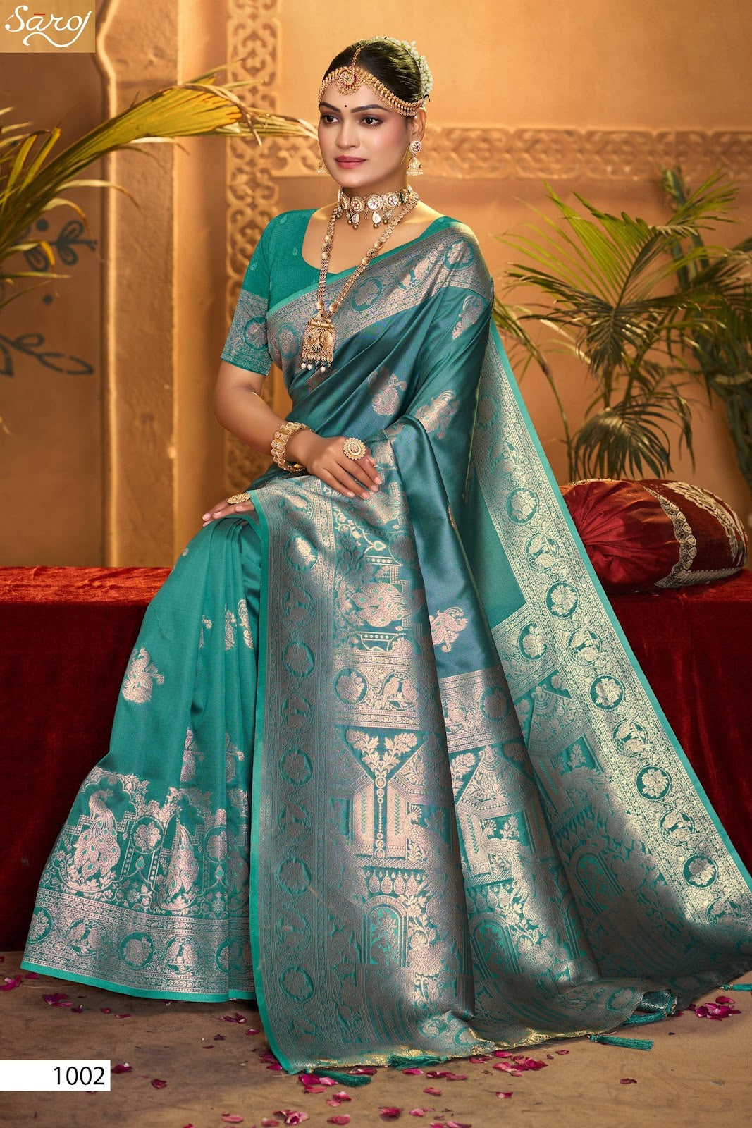 Silver Sand Silk Vol 2 Saroj Sarees Supplier India