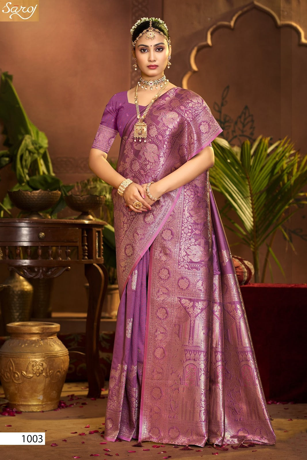 Silver Sand Silk Vol 2 Saroj Sarees Supplier India