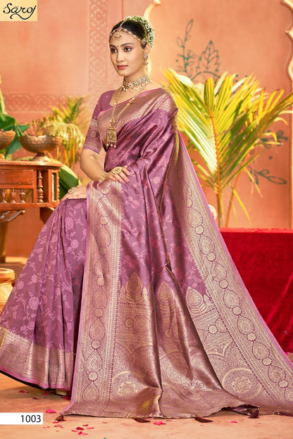 Silver Sand Silk Vol 3 Saroj Sarees Exporter India